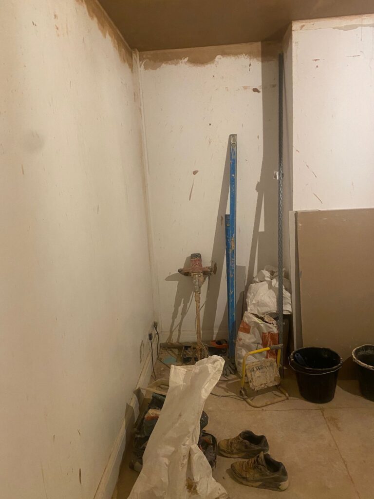 Dining room cove progress
