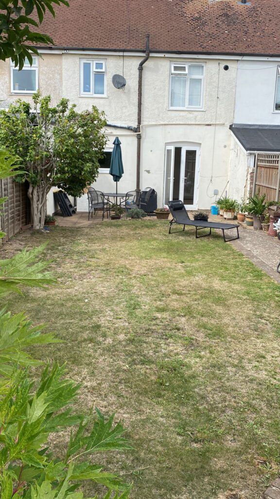 House rear before